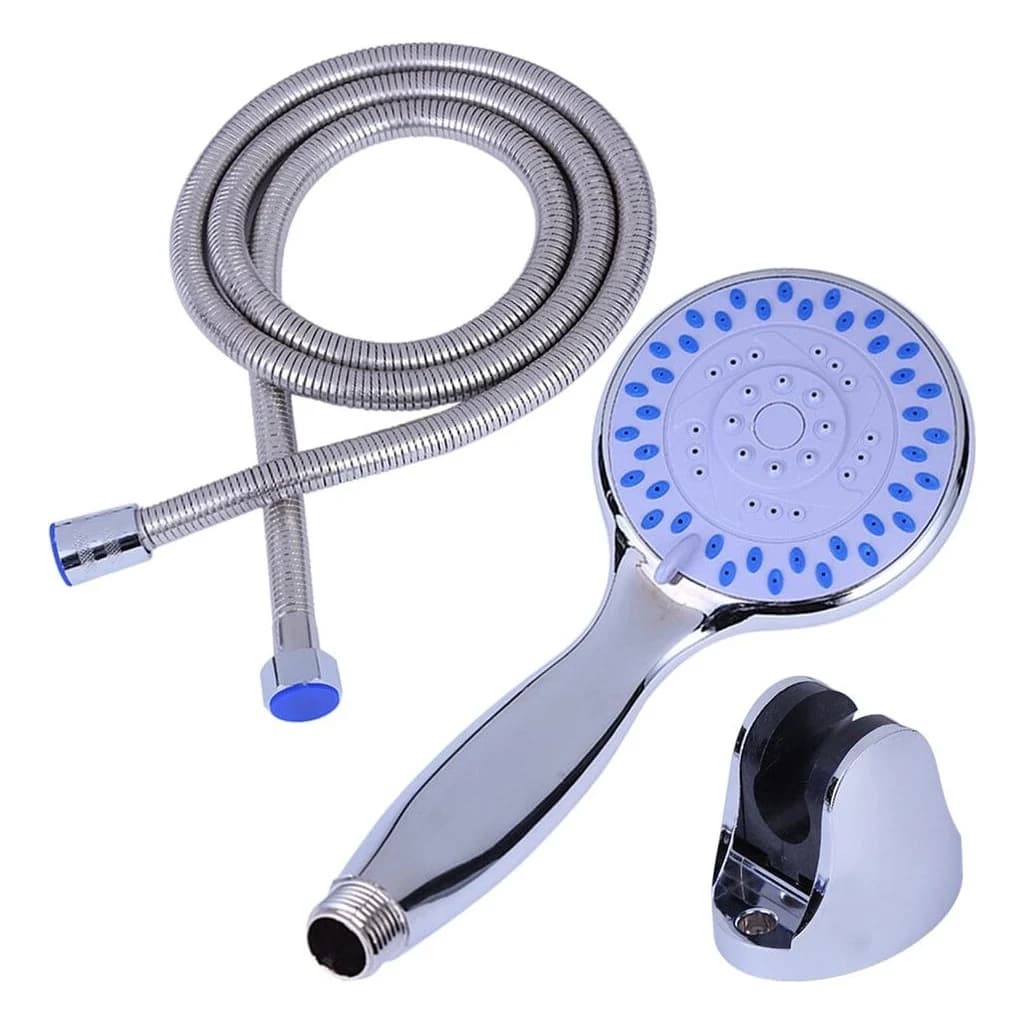 High-Pressure Shower Head with Hose