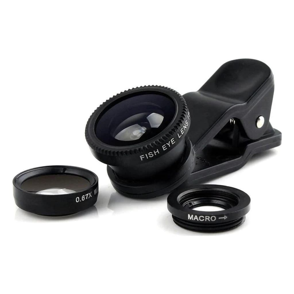 Smartphone Lens Kit, Three Lenses
